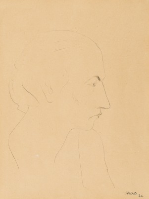 Picture OHNE TITEL (DAMENPORTRAIT IM PROFIL) (1926)