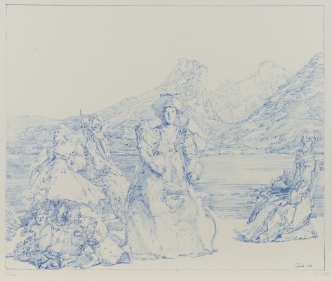 Bild 'FIGUREN AM WOLFGANGSEE' (1984)