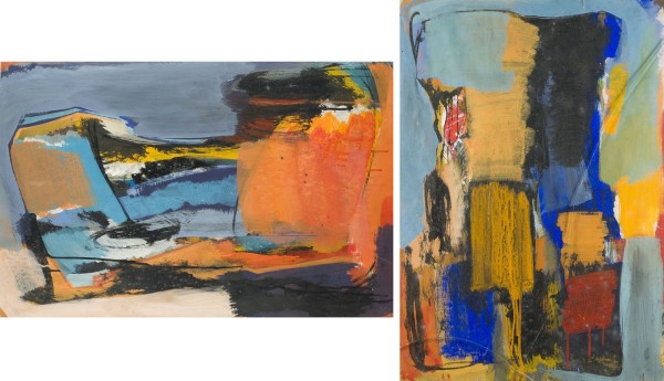 Auction 154<br>PAAR ABSTRAKTE GEMÄLDE (1984)