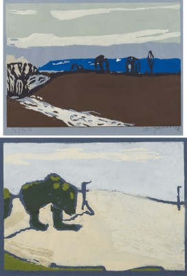 Auktion 154<br>PAAR LINOLSCHNITTE (1991)