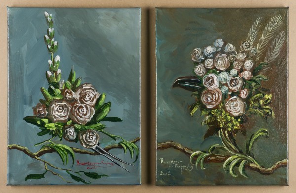 Picture 'PAPAGEI' UND 'KIEFERNKREUZSCHNABELVOGEL' (2002)