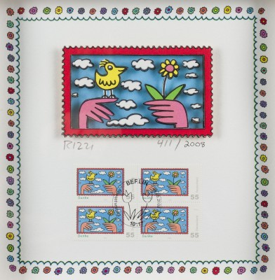 Bild 'DANKE-VOGEL' BRIEFMARKENSONDEREDITION (2008)