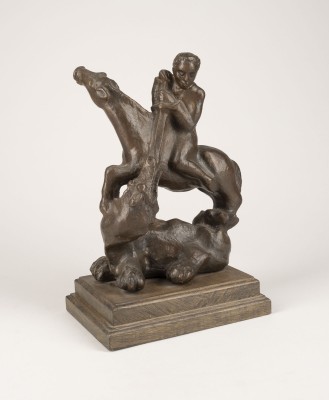 Auktion 154<br>'HL. GEORG ZU PFERD MIT DRACHEN'