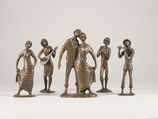 Picture FÜNF BRONZEFIGUREN