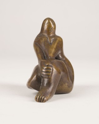 Bild SITZENDER DAMENAKT