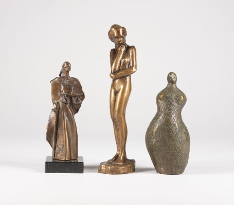 Bild KONVOLUT VON 3 KLEINBRONZEN (DARUNTER BLANCA VOLDRICHOVA)