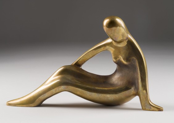 Picture SITZENDER DAMENAKT