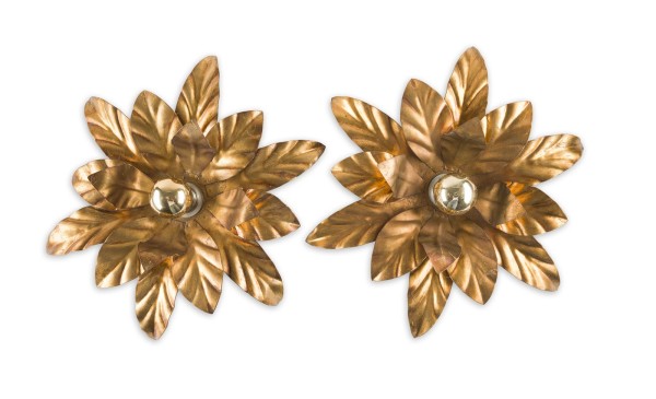 Picture PAAR 'BLATT' WAND- / DECKENLAMPEN