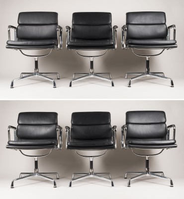 Auction 154<br>SECHS 'SOFT PAD CHAIRS' MODELL 'EA 208'