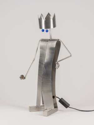 Auktion 154<br>TISCHLEUCHTE / LICHTOBJEKT 'KÖNIG'