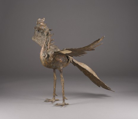 Auction 152<br>EINE FEINE VERGOLDETE SKULPTUR EINES PHÖNIX AUS BRONZE