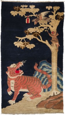 Bild EIN TIBETISCHER TEPPICH MIT DARSTELLUNG EINES TIGERS