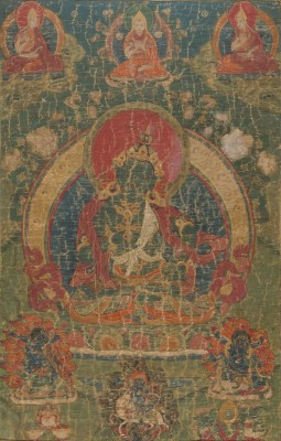 Auction 152<br>EIN THANGKA MIT DARSTELLUNG DES VAJRADHARA