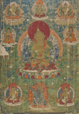 Bild EIN THANGKA MIT DARSTELLUNG DES VAJRADHARA
