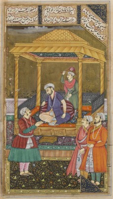 Auktion 152<br>DREI PERSISCHE MINIATURMALEREIEN