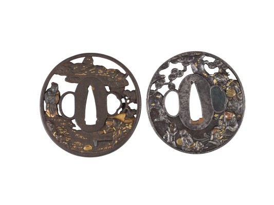 Auction 152<br>ZWEI EINGELEGTE TSUBA