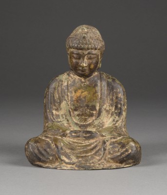 Picture EIN SITZENDER AMIDA BUDDHA AUS BRONZE