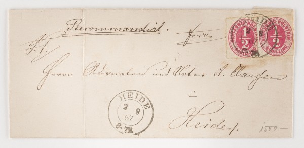 Auktion 155<br>ALTDEUTSCHLAND SCHLESWIG-HOLSTEIN