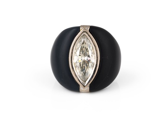 Bild BEDEUTENDER NAVETTE DIAMANT RING 4.00 CT.