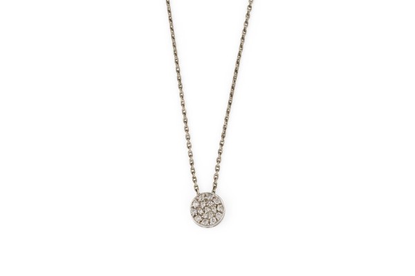Picture PAVÉ ANHÄNGER AN COLLIER