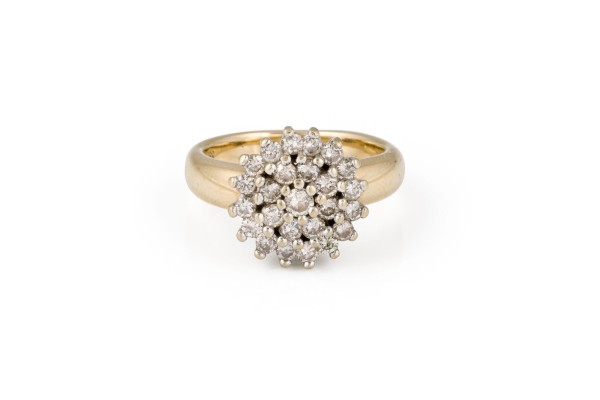 Bild RUNDER BRILLANT CLUSTER RING
