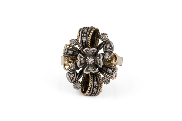 Bild BLUMEN BOUQUET RING 19. JH.