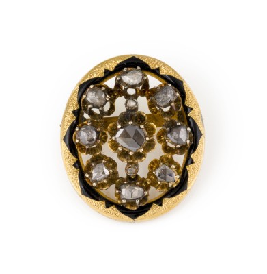 Bild DIAMANTEN BROSCHE 19. JH.