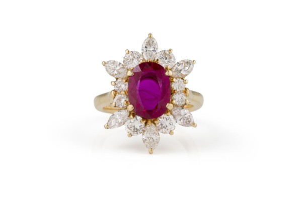 Bild BEDEUTENDER BURMA RUBIN RING