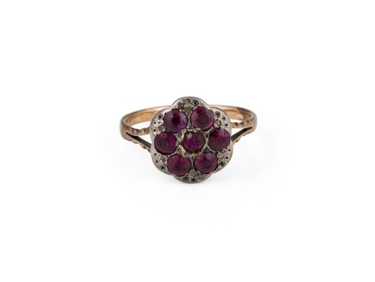Bild EDELSTEIN BLUMEN RING
