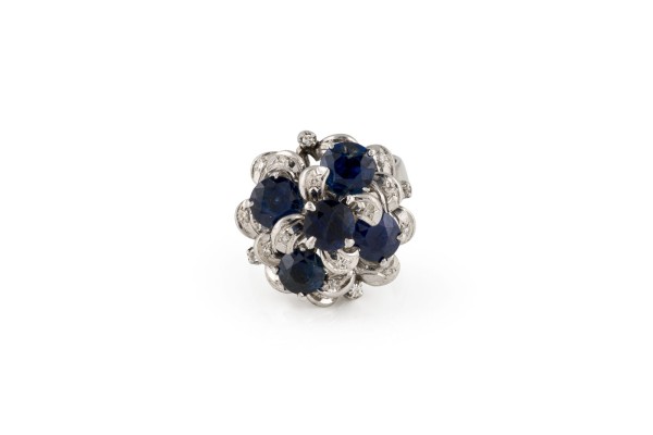 Bild HOHER SAPHIR COCKTAIL RING