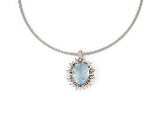 Bild BEDEUTENDES TOPAS COLLIER