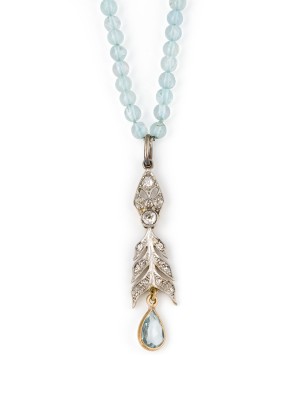 Bild ART DÉCO AQUAMARIN COLLIER