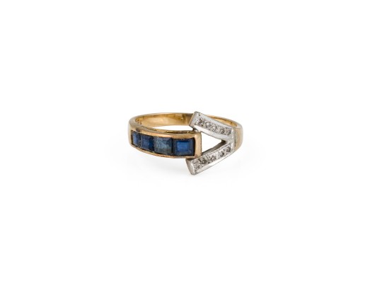 Bild SAPHIR DIAMANT RING