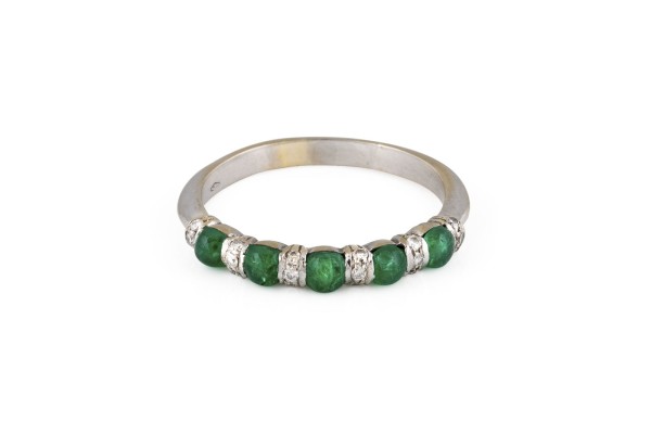 Picture SMARAGD BRILLANT RING