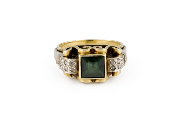 Bild ZIERVOLLER TURMALIN RING