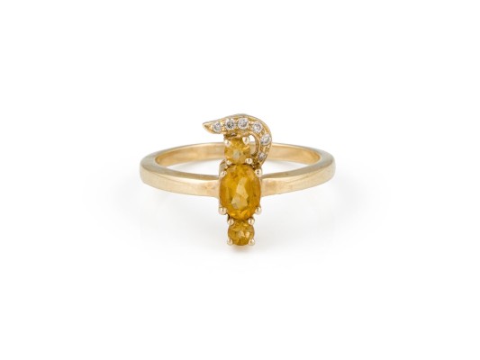 Bild FEINER CITRIN RING