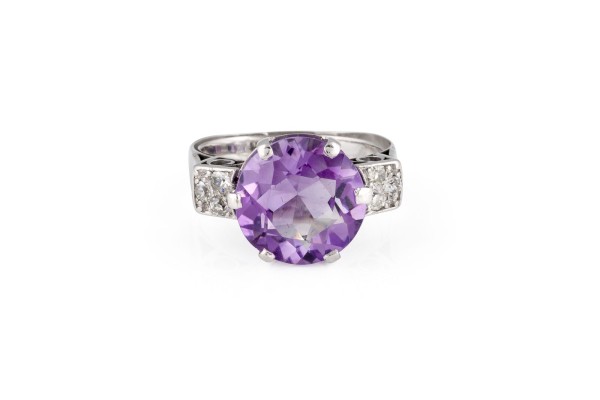 Bild AMETHYST DIAMANT RING