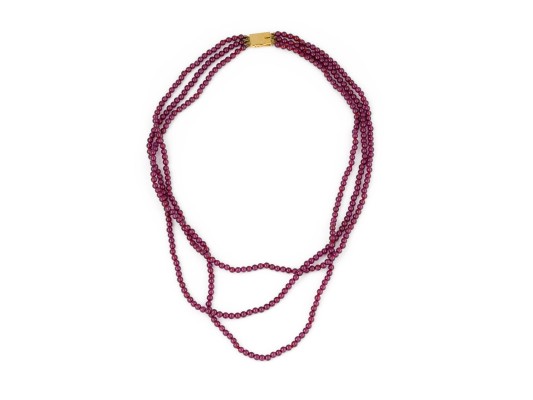 Bild GRANAT KUGELN COLLIER