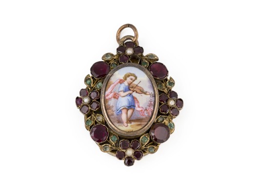 Bild ZIERLICHER EDELSTEIN ANHÄNGER