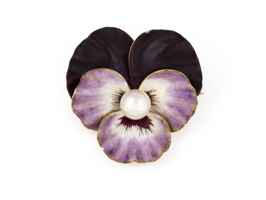 Bild ZAUBERHAFTE STIEFMÜTTERCHEN BROSCHE