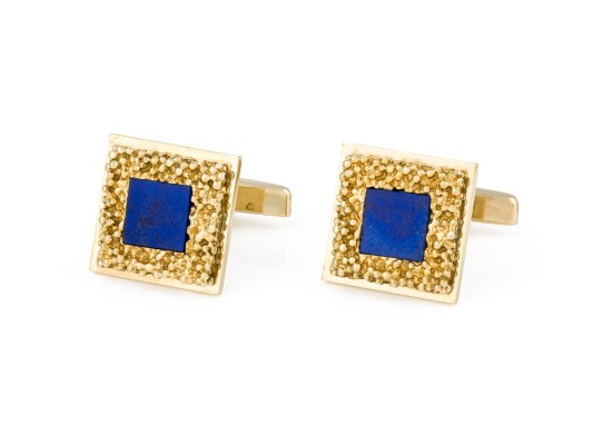 Picture MASSIVE LAPIS LAZULI MANSCHETTEN KNÖPFE