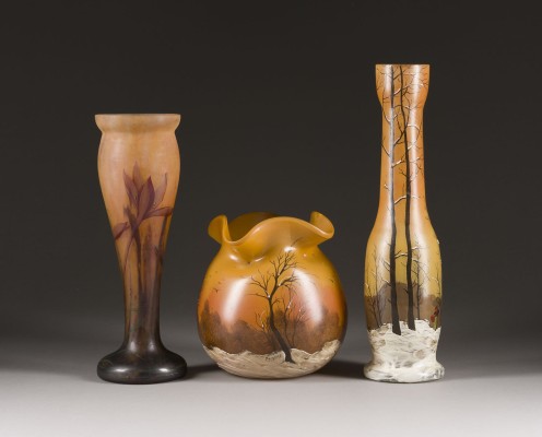Auktion 155<br>DREI JUGENDSTIL-VASEN