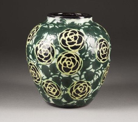 Auktion 155<br>VASE MIT GELBEN ROSEN