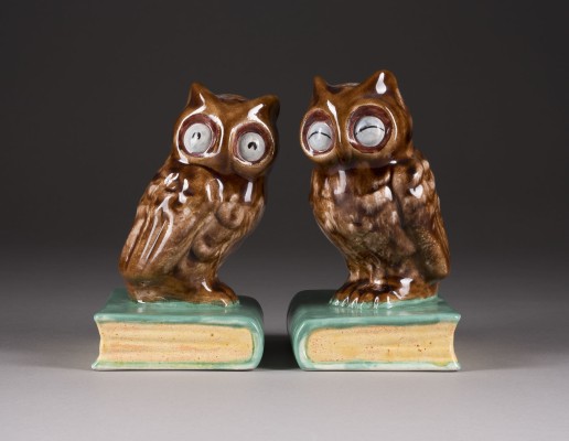 Bild PAAR EULEN-BUCHSTÜTZEN