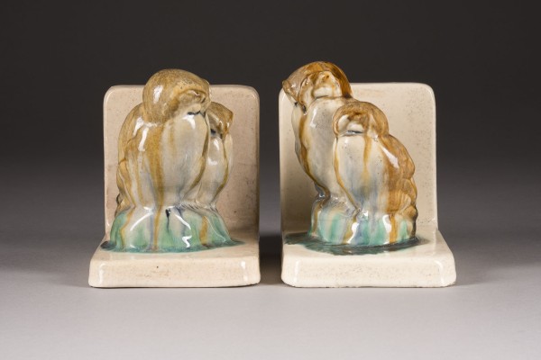 Picture PAAR EULENBUCHSTÜTZEN