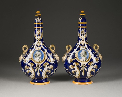 Bild PAAR PILGERFLASCHEN IM RENAISSANCE-STIL