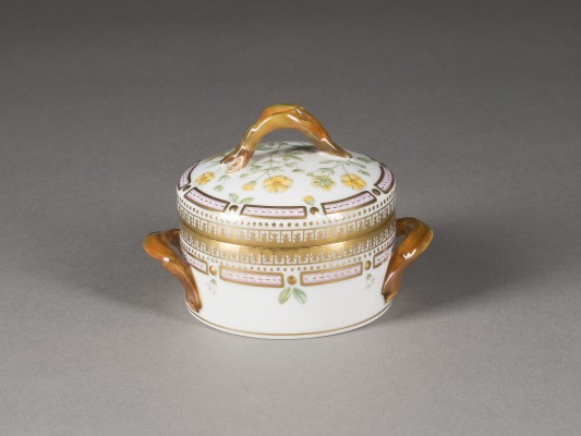 Bild ZUCKERDOSE 'FLORA DANICA'