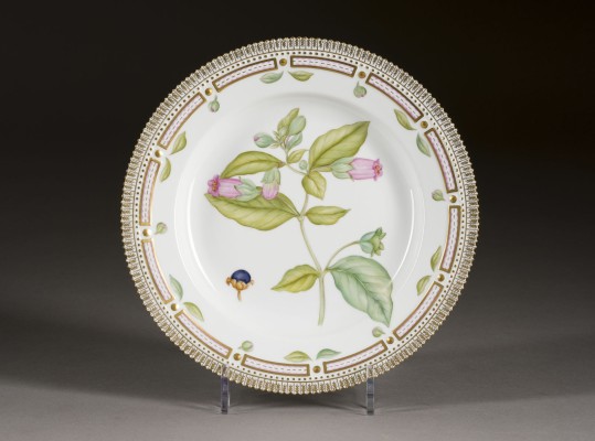 Bild SPEISETELLER 'FLORA DANICA'