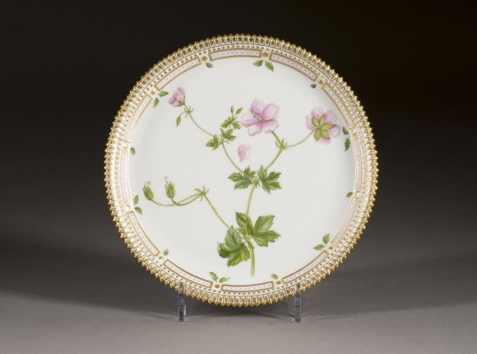 Bild RUNDE SERVIERPLATTE 'FLORA DANICA'