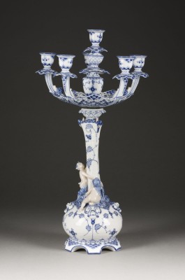 Bild KERZENLEUCHTER 'MUSSELMALET-VOLLSPITZE'